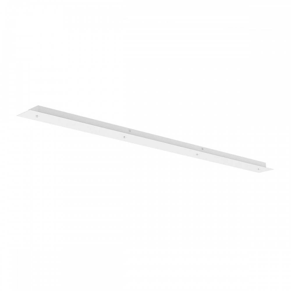 Linear canopy Redo, metal, sand white, L.115 cm