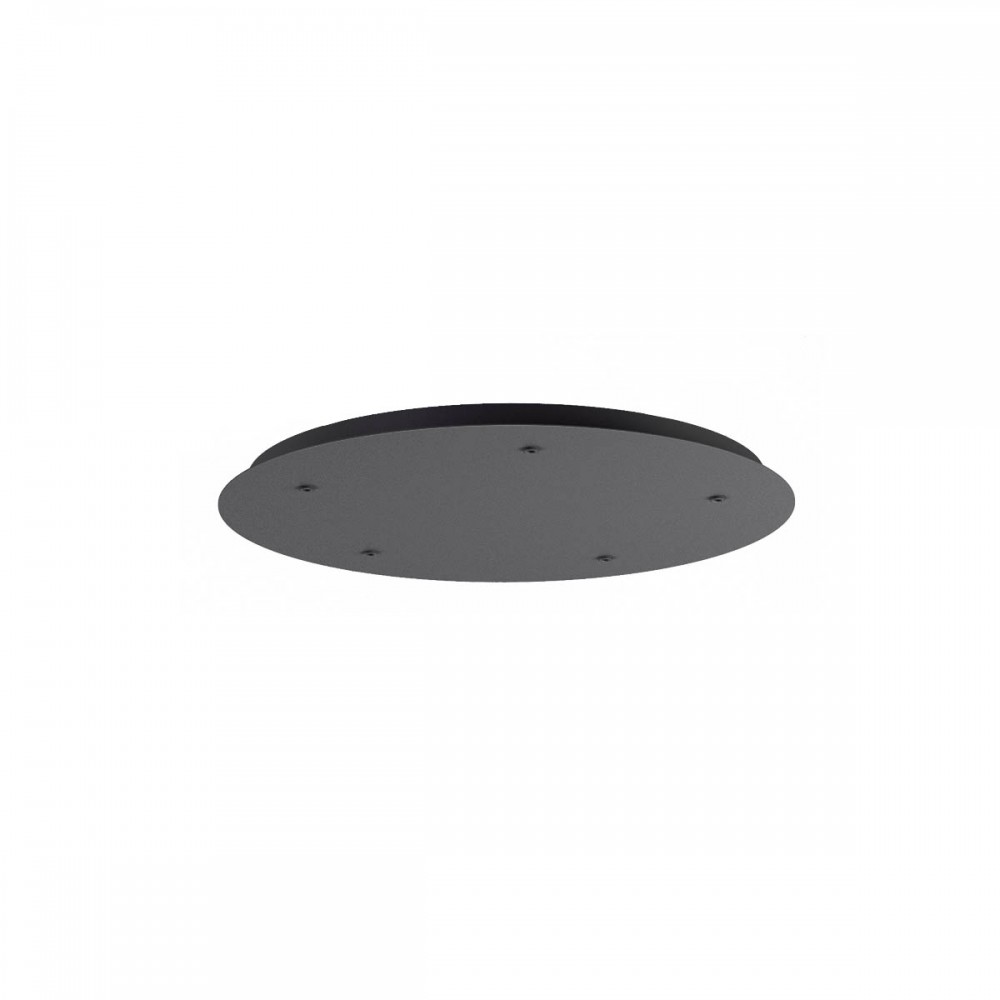 Round canopy Redo, metal, sand black, D.50 cm