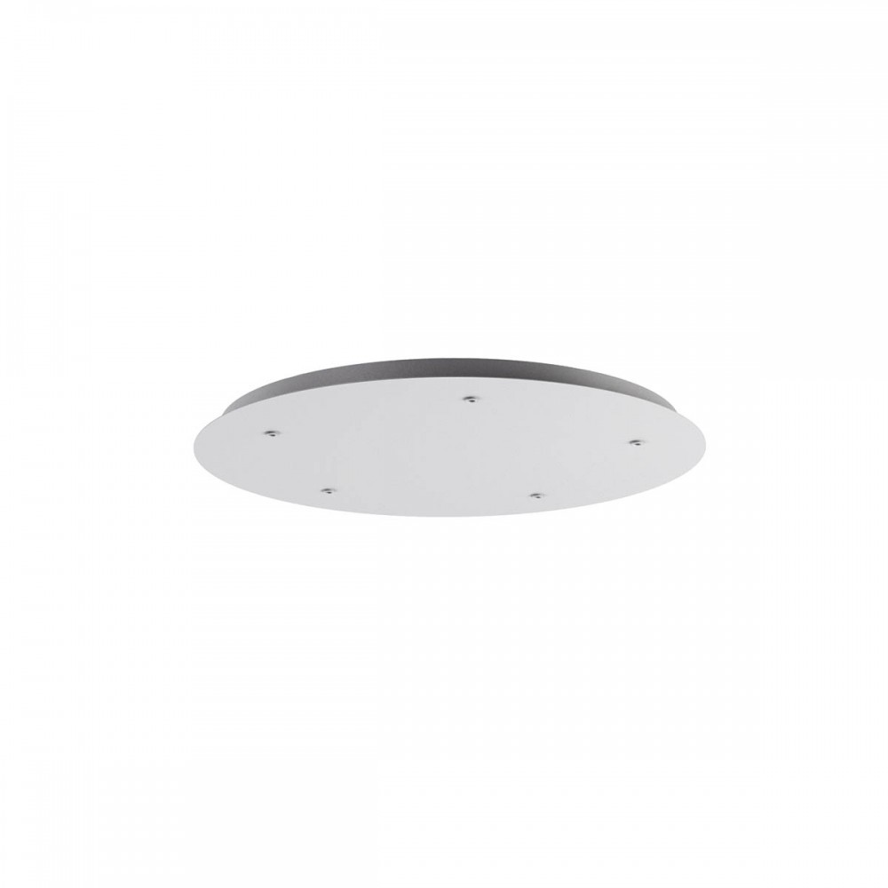 Round canopy Redo, metal, chrome, D.50 cm