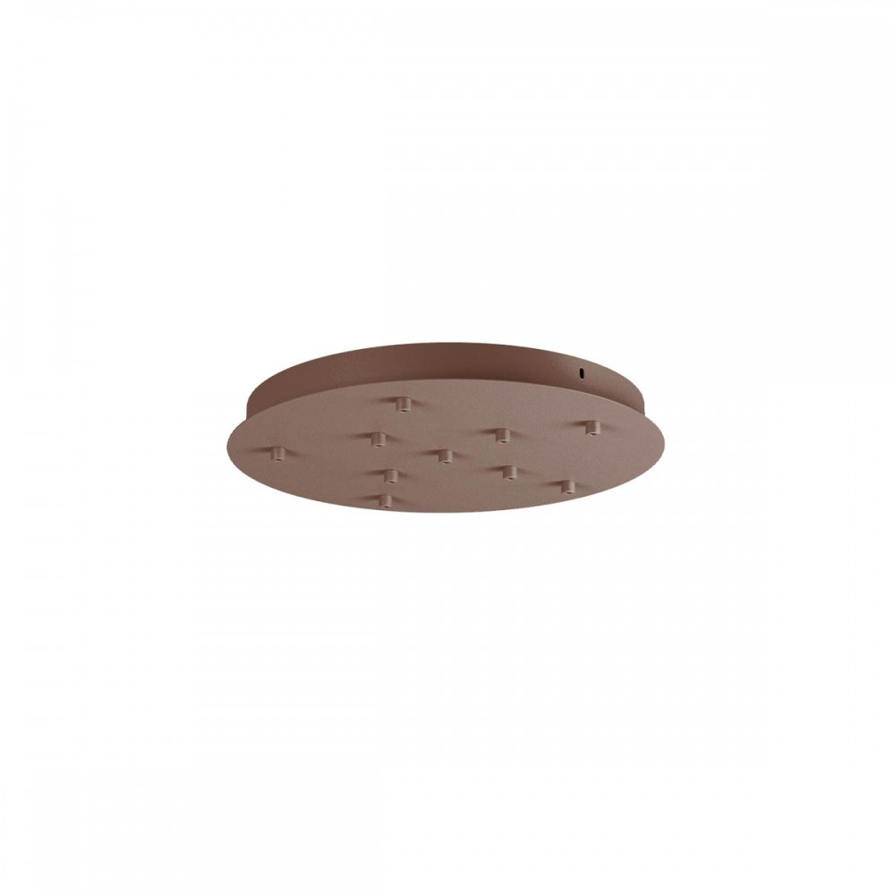 Round canopy Redo, metal, sand coffee, D.40 cm