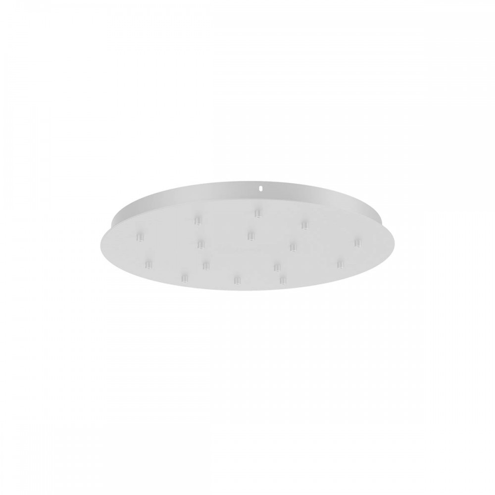 Round canopy Redo, metal, sand white, D.55 cm