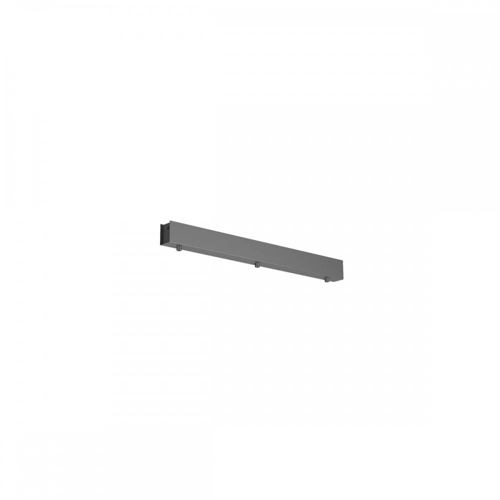 Linear canopy Redo, metal, sand black, L.60 cm
