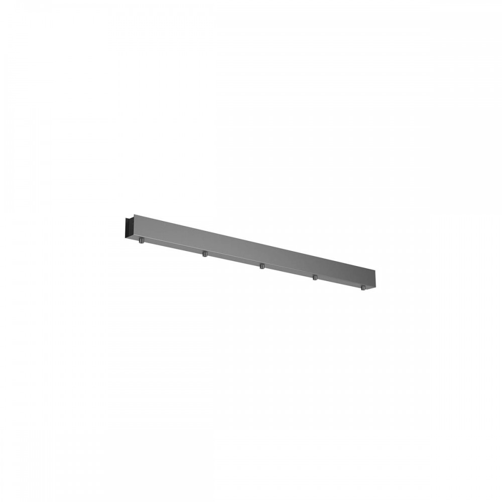 Linear canopy Redo, metal, sand black, L.90 cm