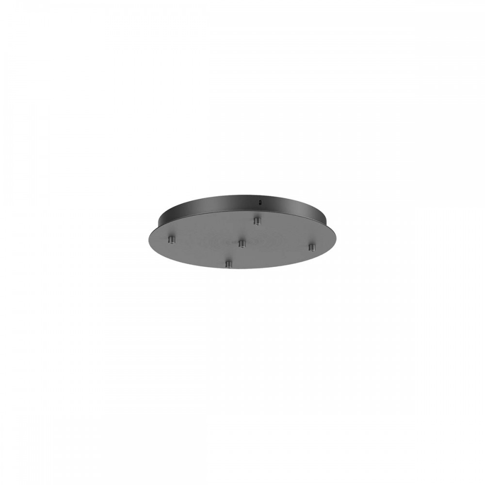 Round canopy Redo, metal, sand black, D.35 cm