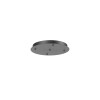 Round canopy Redo, metal, sand black, D.35 cm