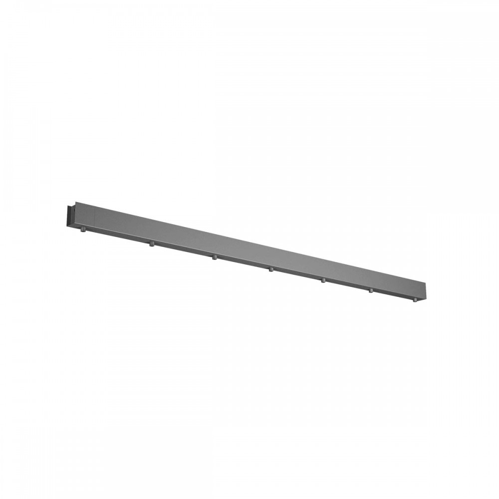 Linear canopy Redo, metal, sand black, L.130 cm
